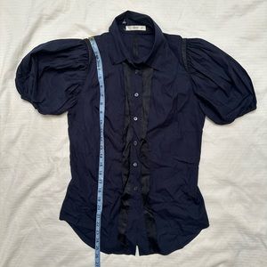 Prada black cotton women shirt size 6